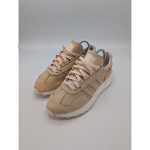 ADIDAS Retropy E5 Women's Size 7.5 Light Pink Lace Up Sneakers Nubuck Leather